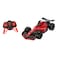 Gearbox F1 Spray Stunt Car Radio Controlled Toy Red And Black