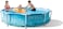 Intex 28206 Pool Frame Beachside 305 x 76 cm, Light Blue, 28206NP, Beachside Metal Frame Pool
