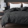 Fabienne Duvet Cover for Weighted Blanket 60"x80" Soft and Breathable Duvet Cover with Zipper Suitable for 150x200cm Weighted Blankets Washable Cover Dark Grey