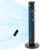 LEVOIT Tower Fan for Large Bedroom 42 Inch, 7.5m/s Powerful Electric Cooling Fan With Remote, 25 DB Quiet 90&deg; Oscillating Bladeless Fan, 12 Speeds, 4 Modes, 12H Timer, Standing Fan For Home Office