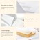 KKmoon-4 Rolls Tissues Roll Paper Towel Household Soft Toilet Paper Skin-friendly Wood Pulp for Home Bathroom Hotel Public Places