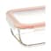 Lock &amp; Lock Oven Glass Rectangular Food Container Clear/Pink 1L