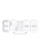 Generic - Multifunctional LED Digital Wall Clock 12H/24H Time Display With Alarm White