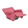In House Velvet Rocking Recliner Chair - Dark Pink - NZ10