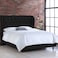 In House Roma Velvet Bed Frame - Queen - 200x140 cm - Black