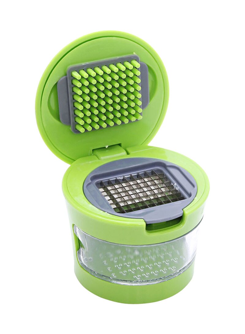Buy Generic Garlic Chopper Clear/Green Standard Online | Carrefour KSA