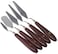 Generic 5Pcs Stainless Steel Palette Knife Mixed Scraper Set Spatula Knives For Artist Oil Painting