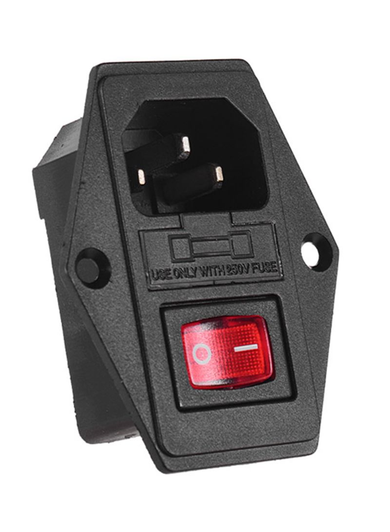 Buy Creality 3D - Module Plug Fuse Switch Male Power Socket Black ...