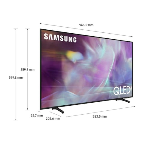 Samsung  Q60A 55-Inch 4K UHD Smart QLED TV QA55Q60AAUXZN Black