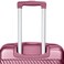 Senator Hard Case Medium Suitcase Luggage Trolley For Unisex ABS Lightweight Travel Bag with 4 Spinner Wheels KH1065 Maroon