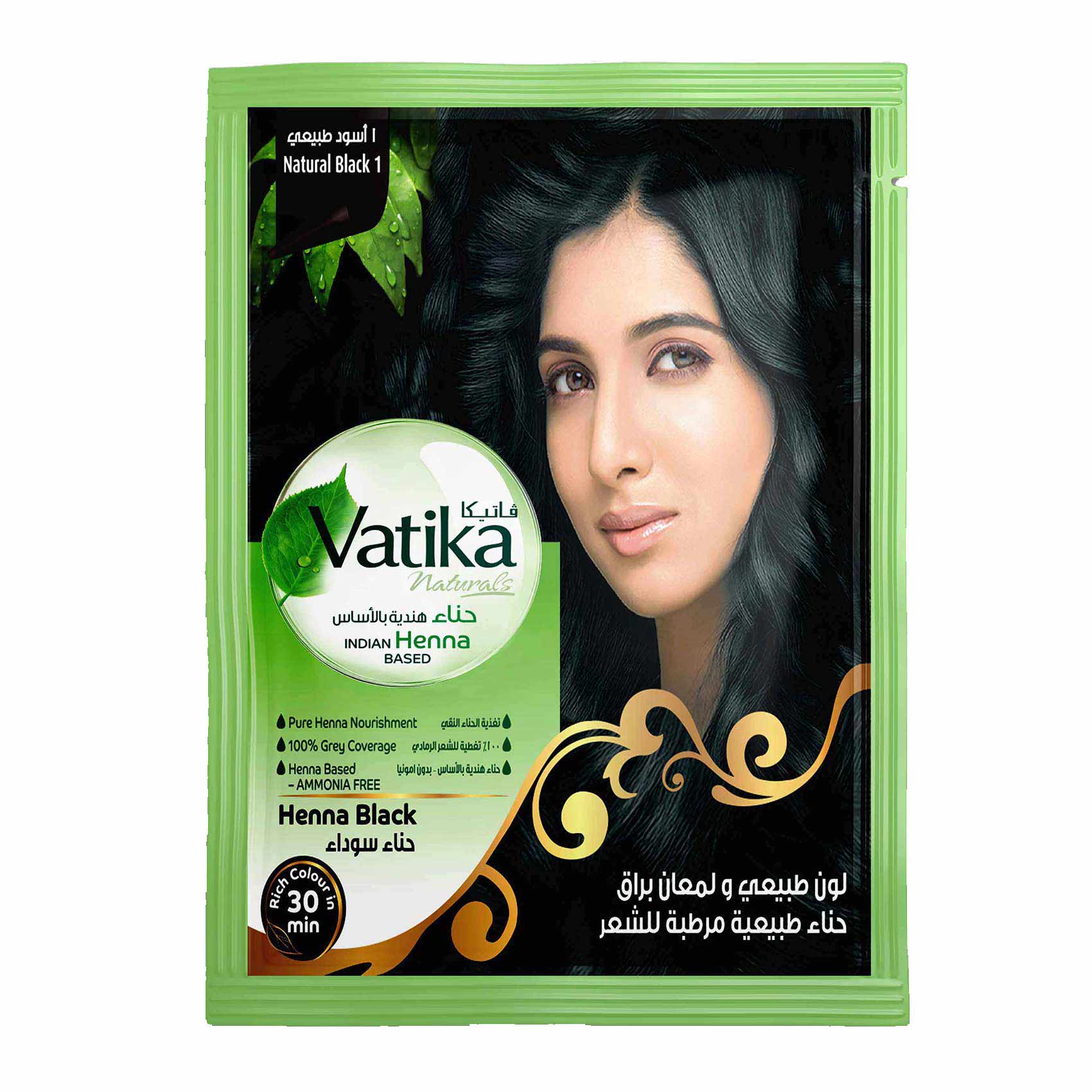 Vatika Henna Hair Color – 10 gram – 01 Black