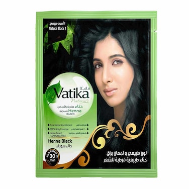 فاتيكا حناء لتلوين الشعر - 10 جرام - 01 أسود