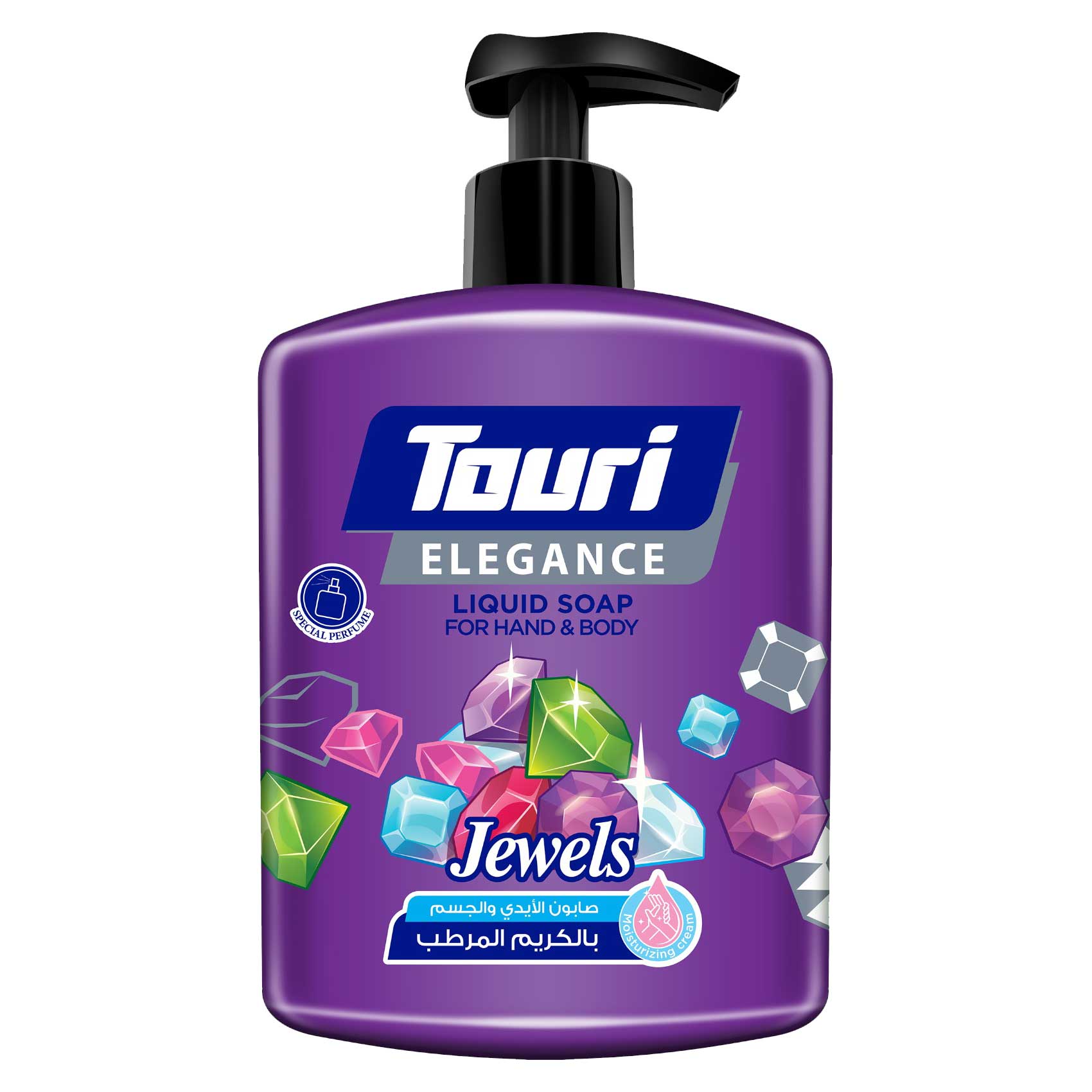 Touri Elefance Liquid Soap Hand And Body Jewel 500 Ml