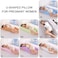 Decdeal - Pregnancy Pillow U Shaped Maternity Pillow with Washable Cotton Cover for Side Sleeping and Back Pain Relief