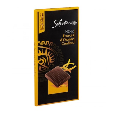 Carrefour Selection Chocolate Dark Orange 100g