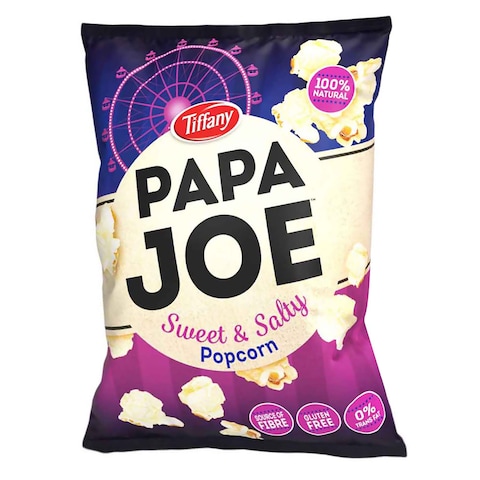 Buy Tiffany Papa Joe Sweet And Salty Popcorn 100g in UAE