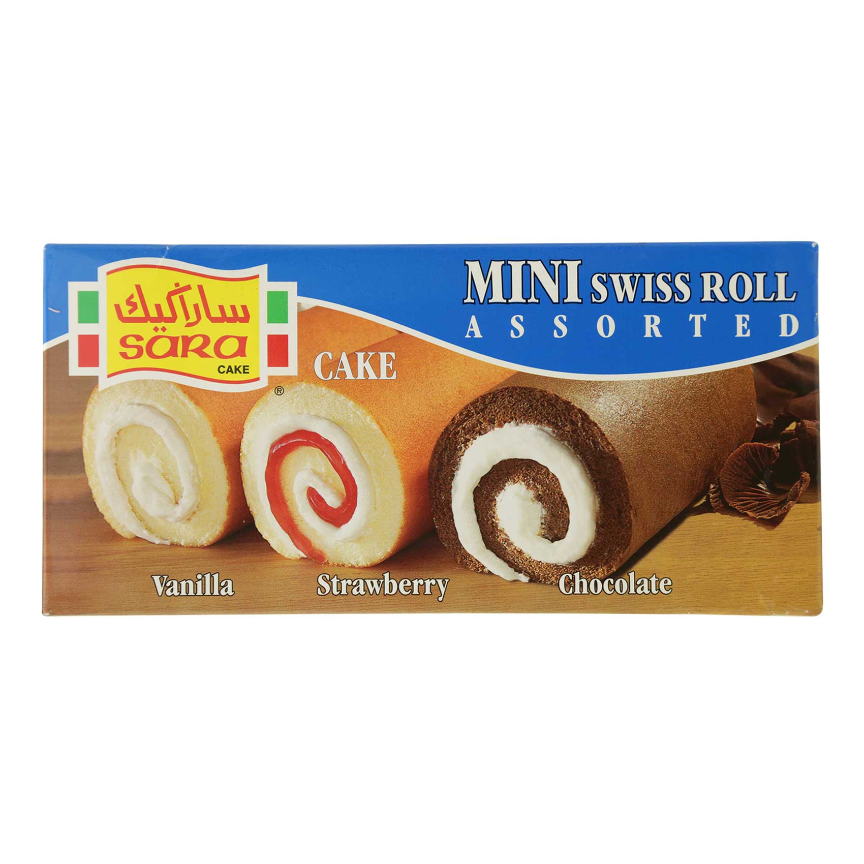 Sara Cake Mini Swiss Roll Assorted Cake 20grx20