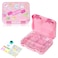 Eazy Kids 5 &amp; 4 Convertible Bento Lunch Box wt Sandwich Cutter Set - Girl Power