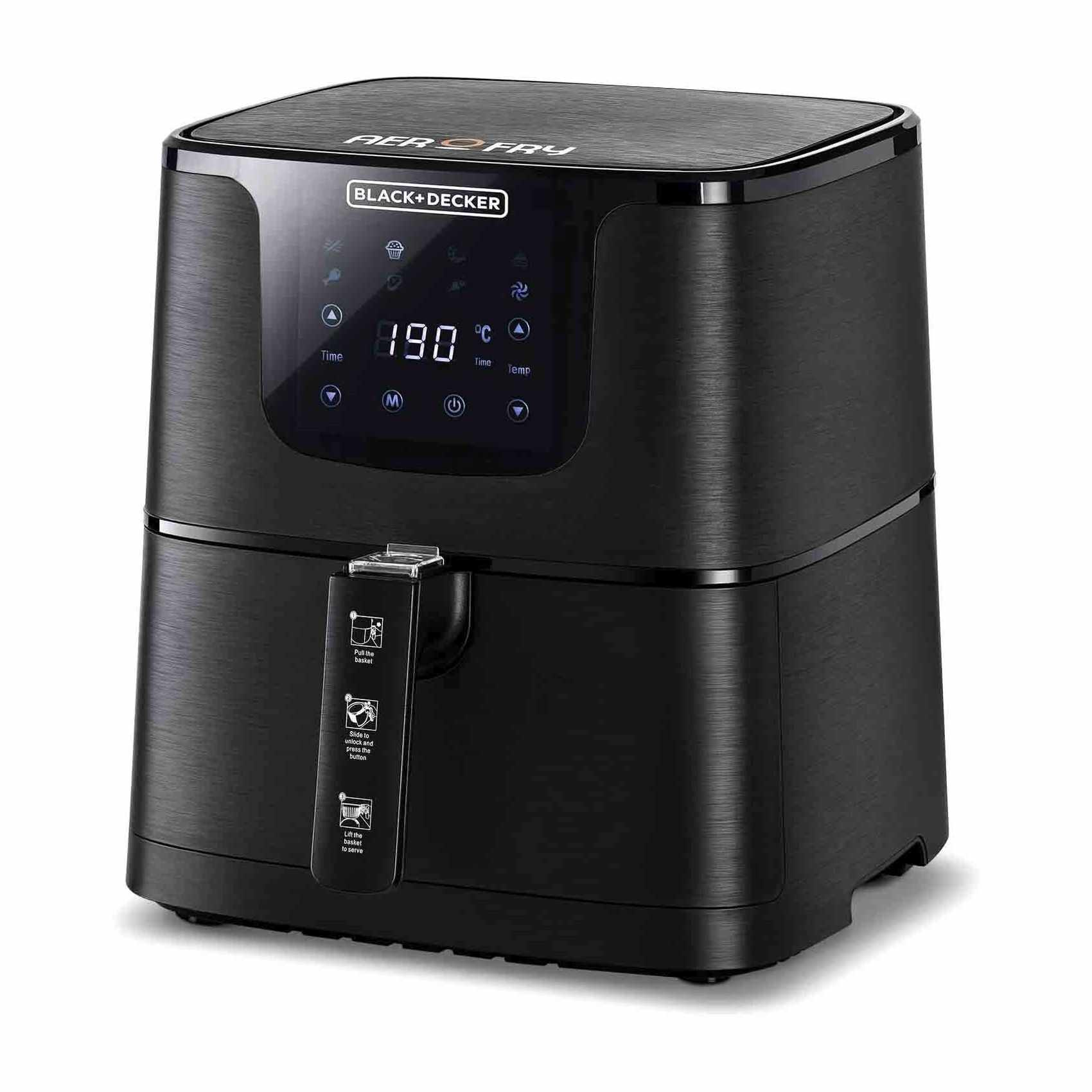 Black+Decker Digital Air Fryer Black 4.3L XL AF700-B5