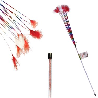 Nutrapet Rainbow Tails Cat Wand (Cat Toy)