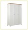 Denis 3 Door Wardrobe- White &amp; Oak