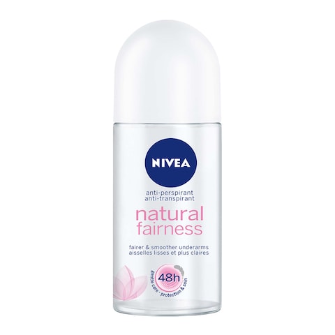 Buy NIVEA Antiperspirant Roll-on for Women, 48h Protection, Natural Radiance, 50ml in Saudi Arabia