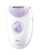 Braun - Silk Epil 3 Leg Epilator Purple/White