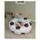Bestway Beanless Soccer Ball Inflatable Chair 75010E White 45x44x26inch