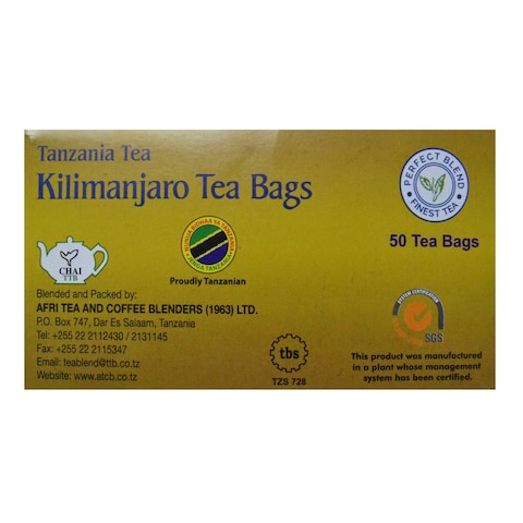 Tanzania Tea Kilimanjaro Premium Blend 50 Tea Bags