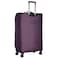 Eminent Expandable Luggage Trolley Bag Soft Suitcase for Unisex Travel Polyester Shell Lightweight with TSA lock Double Spinner Wheels E751SZ Large Checked 28 Inch Purple