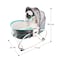 Teknum 6 - in - 1 Cozy Rocker Bassinet with Wheels, Awning &amp; Mosquito net - Green