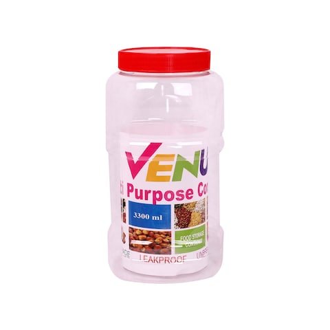 Venus Plastic Multi Purpose Storage Container - 3.3L - 1 Piece