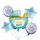 Baby Boy Balloon Set [5 Pieces] Aluminum Foil Baby Shower Decorations for Boy, It is a Boy Balloons for Birthday Party Decoration Gender Reveal Supplies