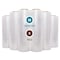 Markq [6 Rolls] Clear Stretch Film Wrap - 500mm x 250m Heavy Duty Plastic Shrink Wrap for Pallet Wrap, Packing, Moving and Packaging - Cling Wrap