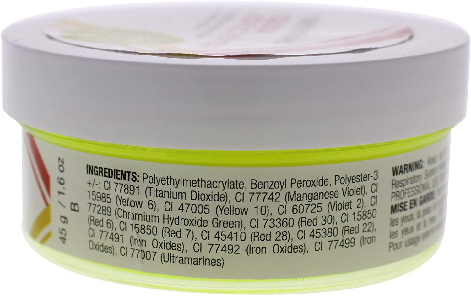 Cuccio Pro Colour Acrylic Powder - Neon Pineapple For Women 1.6 Oz Acrylic Powder