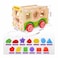 Babylove wooden bus shape sorter
