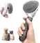 Pet Cat Brush for Shedding and Grooming, Dog Hair Removal Brush, Pet Groomer Shedding Grooming Tools Combs Rakes, Cats Brush for Short or Long Haired Removes Loose Hair &amp; Tangles