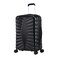 Eminent Hard Case Travel Bag Medium Luggage Trolley TPO Lightweight Suitcase 4 Quiet Double Spinner Wheels with TSA Lock KK30 Black