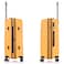 Cabinpro Hard Case Trolley Luggage Set of 3 For Unisex Polypropylene Lightweight 4 Double Wheeled Suitcase With Built In TSA Type Lock Travel Bag CP002 Yellow
