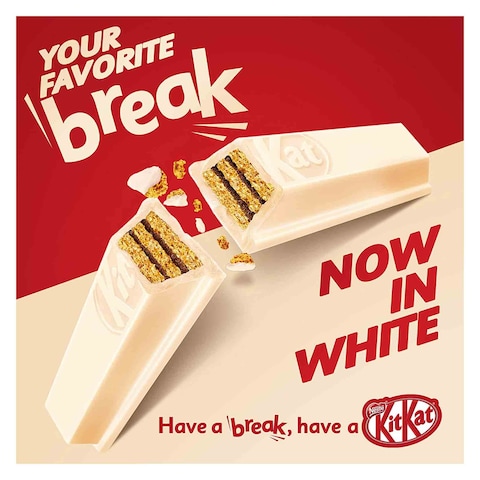 Nestle Kit kat Four Fingers White Chocolate Bar 41.5g