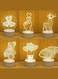 Creative Night Light 3D Acrylic Bedroom Small Decorative 3D Lamp Night Lights For Home Decoration, Deer