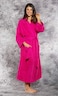 Lushh Cotton Kimono Bathrobe -Fuchsia (X Large)
