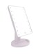 Beauenty 360 Degree Rotatable Led Light Mirror White 12X13Centimeter
