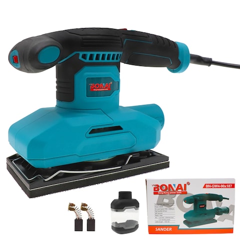 High-Power Electric Sander with Dust Collection System, Self-Vacuum And  Variable Speed Control for Smooth Finishes, Woodworking and Metalworking, 1000W, 13000rpm
