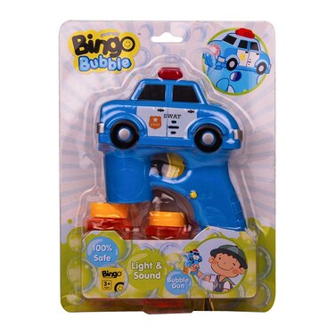 Bingo Bubble Gun Police Car with Light and Music