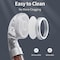 Filtered Hand Held Shower Head Ionic Shower Head Help Reduces hair loss.Shower Filter Rainfall Spa Water Saving, Purifies Water, Remove Chlorine (Transparent)