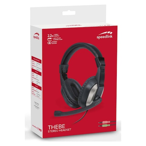 Speedlink Thebe Stereo Headset - Black