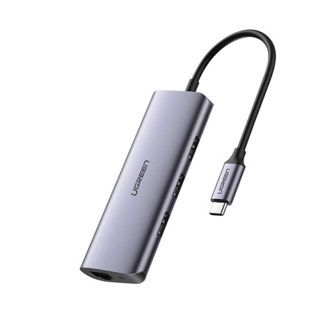 UGREEN USB-C to 3 x USB 3.0+RJ45+Micro USB Multifunction Adapter