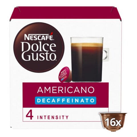 Buy Nescafe Dolce Gusto Americano Decaffeinato 16 Capsules 128GR