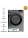 Nikai Front Load Washer, 8 Kg with 16 Programs, 1200 Rpm, Energy Saving Bldc Inverter Motor, 5 Star Rating, Steam Wash, Fully Automatic Washing Machine, NWM801FN9S, Dark Grey